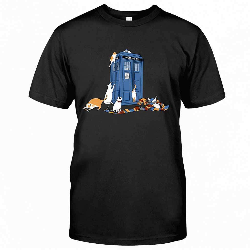 Cats And The Box - T-shirt and Hoodie 1122