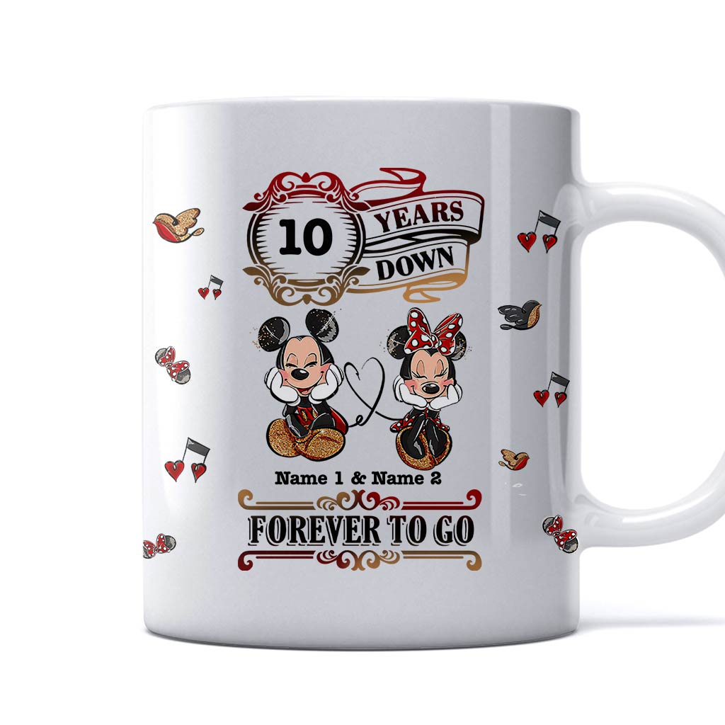 Forever To Go - Personalized Couple Mouse Mug