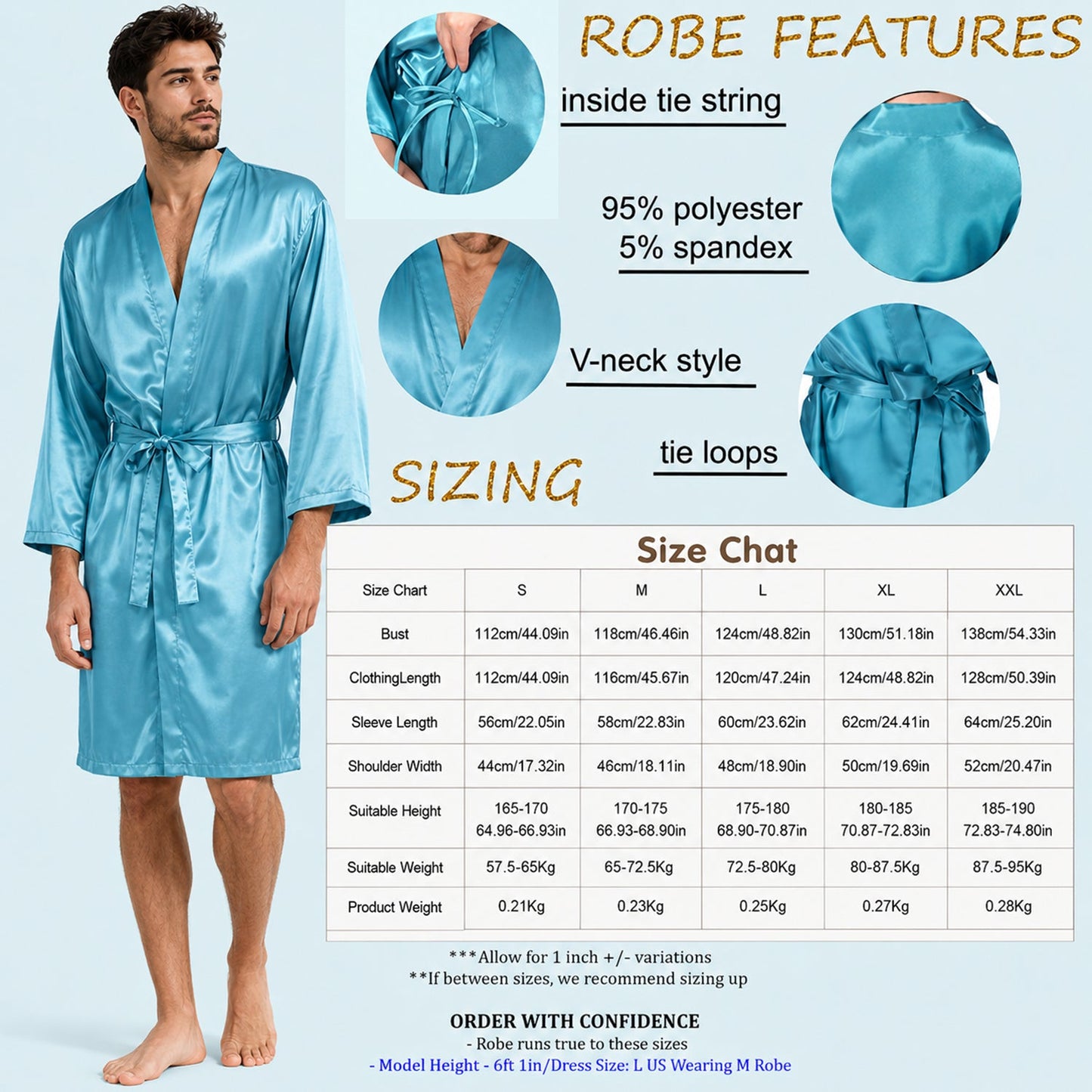 Sweet Dreams - Personalized Sweet Dreams Satin Robe