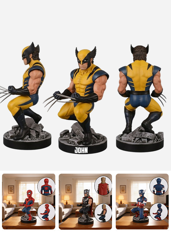 Super Heroes Fan Gift - Personalized Marvelous Universe Premium 3D Figurine