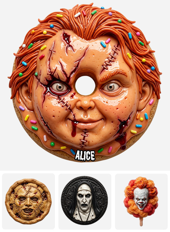 Funny Horror Food - Personalized Horror Character 3D Magnet