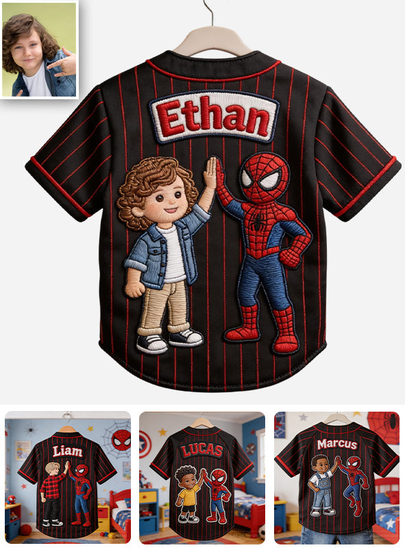 Spider Friend - Personalized Spider Baseball Jersey