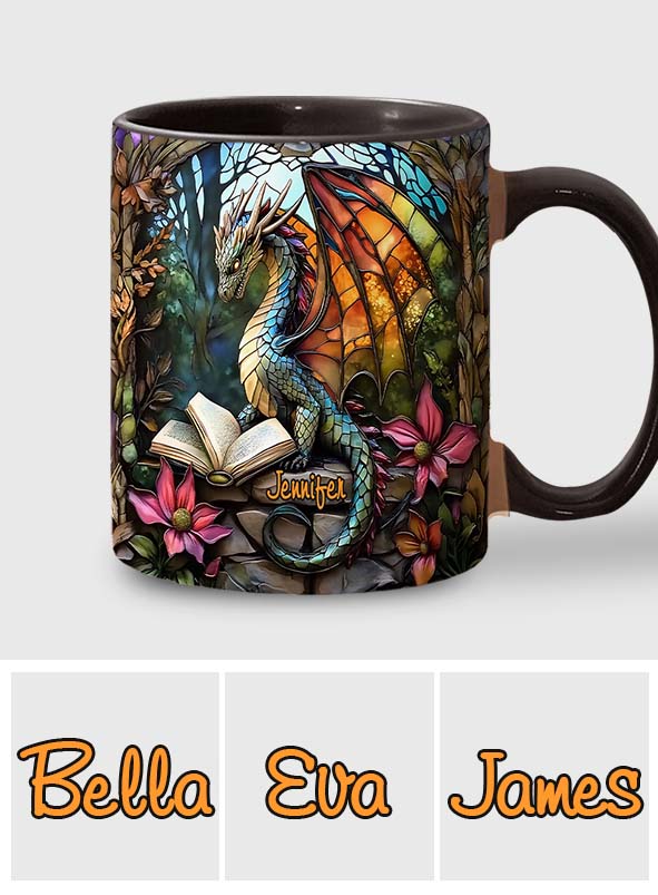 Love Dragons - Personalized Dragon Accent Mug
