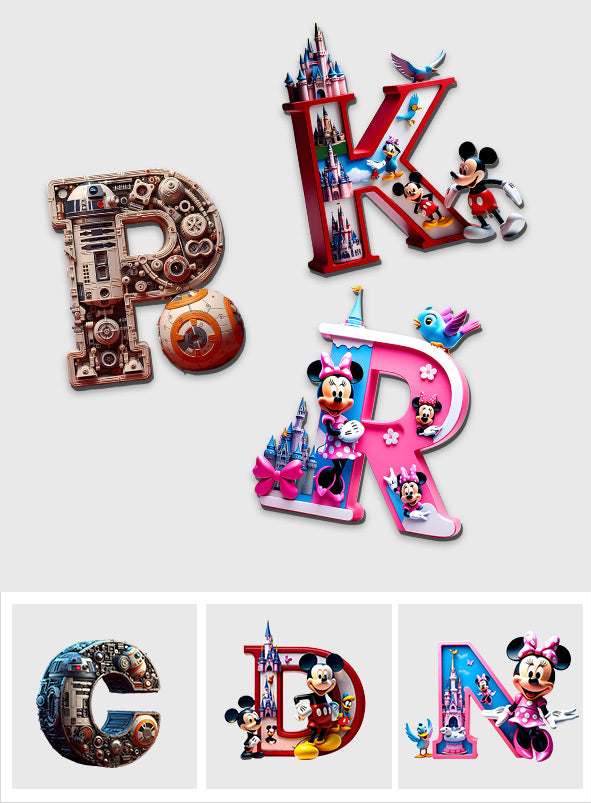 Magic Force Letters - Personalized Mouse Magnet