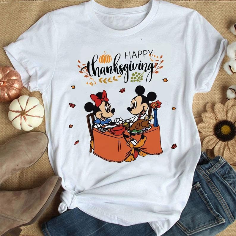 Happy Thanksgiving Mouse T-shirt and Hoodie 0823