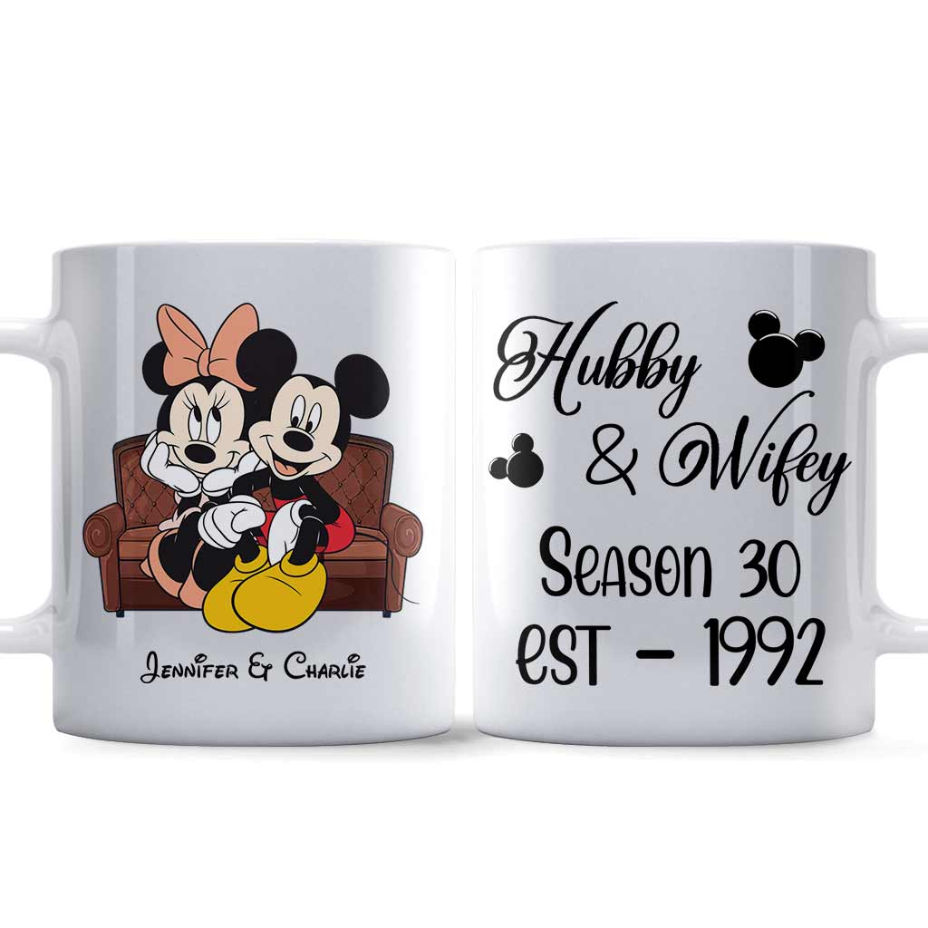 New Season - Personalized Couple Mouse Mug
