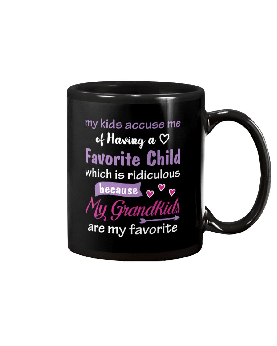 My Grandkids Are My Favorite Funny Tee For Grandma - Grandma Mug 0921