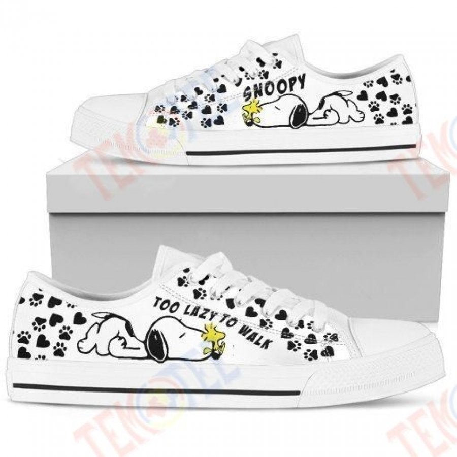 Too Lazy To Walk Low Top Shoes 0523