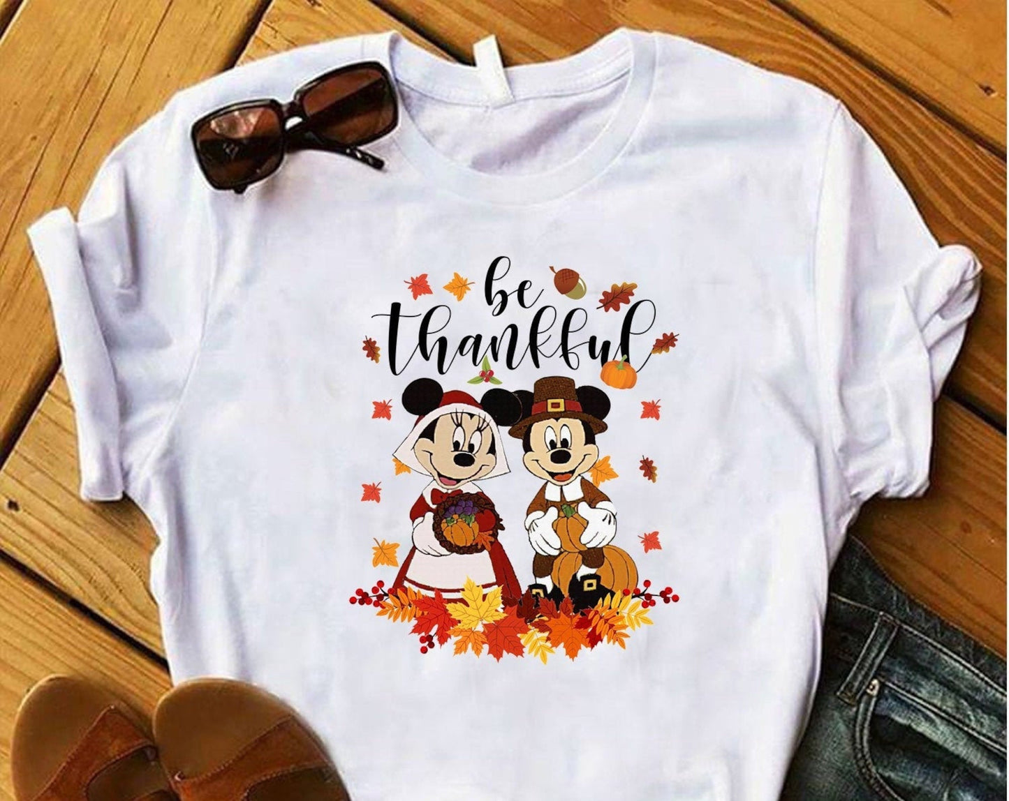 Be Thankful Mouse T-shirt and Hoodie 0823