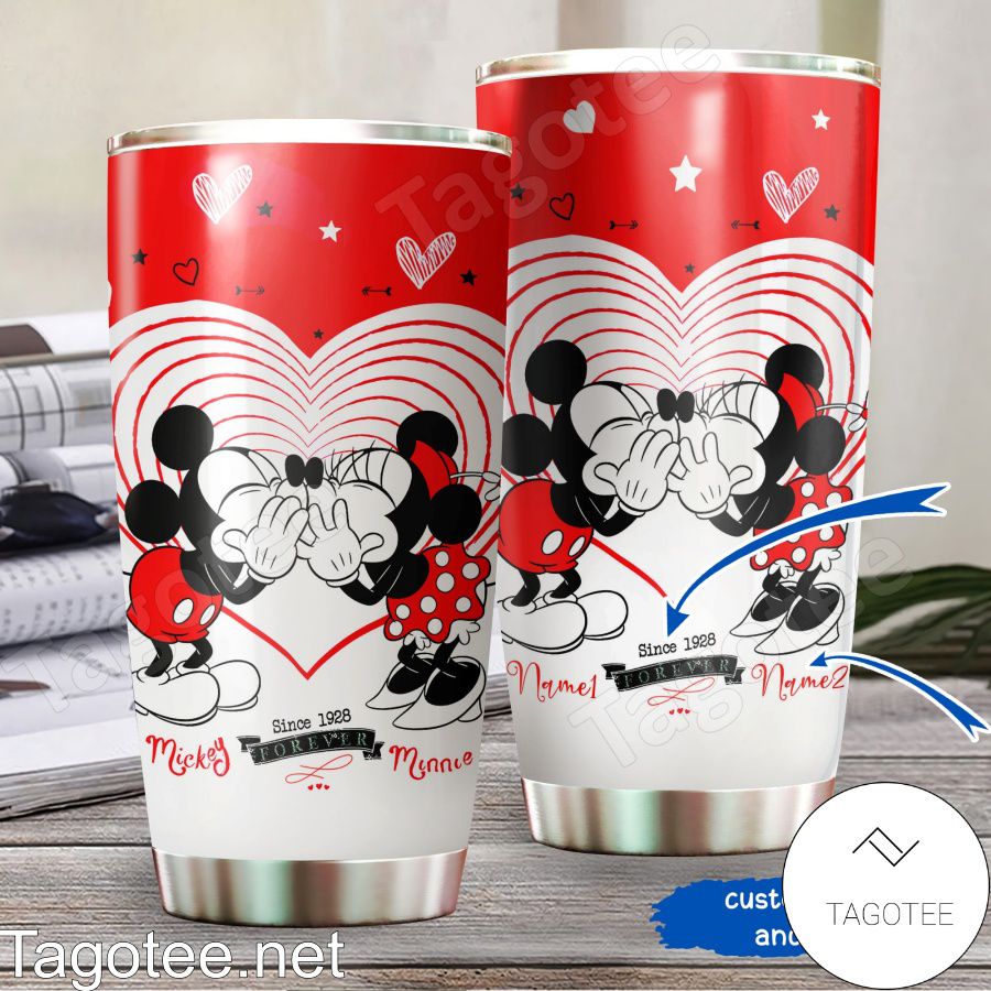 Mouse Couple - Personalized Mouse Tumbler 0523
