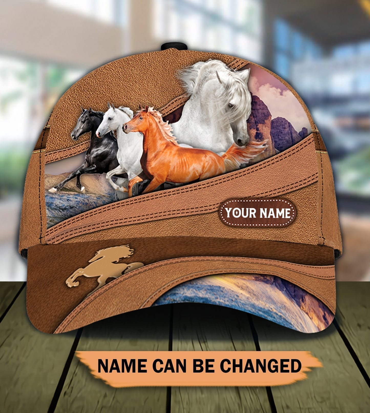 Love Horses - Personalized Horse Classic Cap 0823