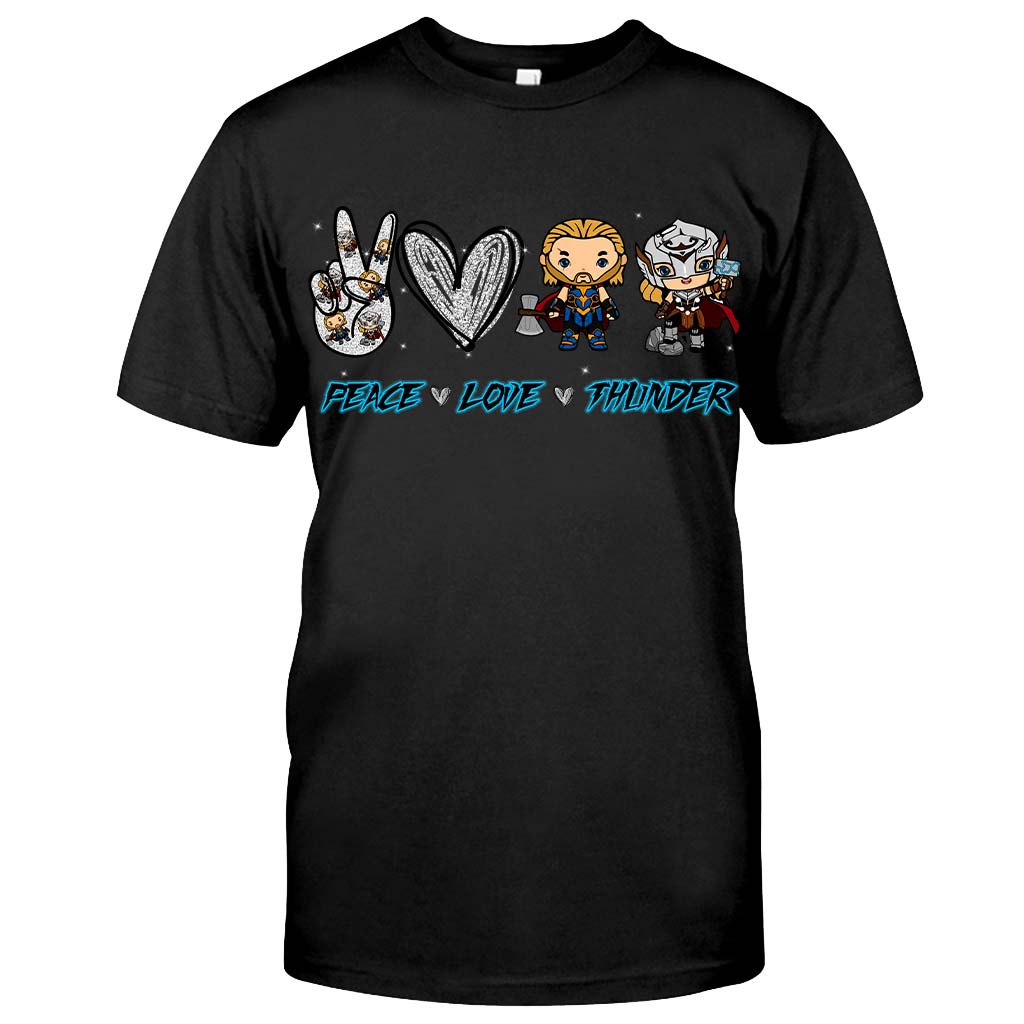 Peace Love Thunder - T-shirt and Hoodie