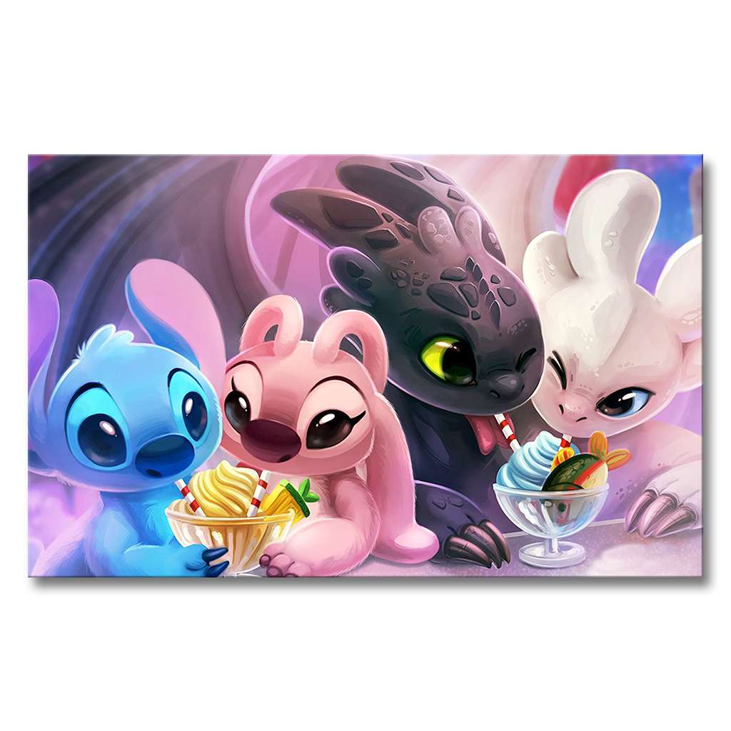 Lovely Couples Mouse Canvas And Poster 0523