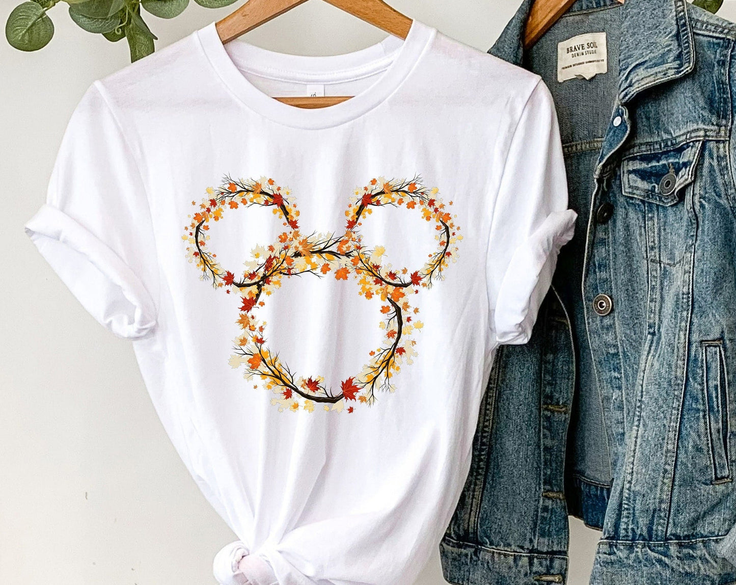 Autumn Leaves Mouse T-shirt and Hoodie 0823