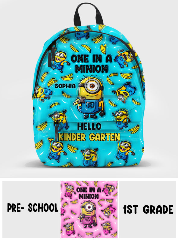 One In A Minion - Personalized Backpack