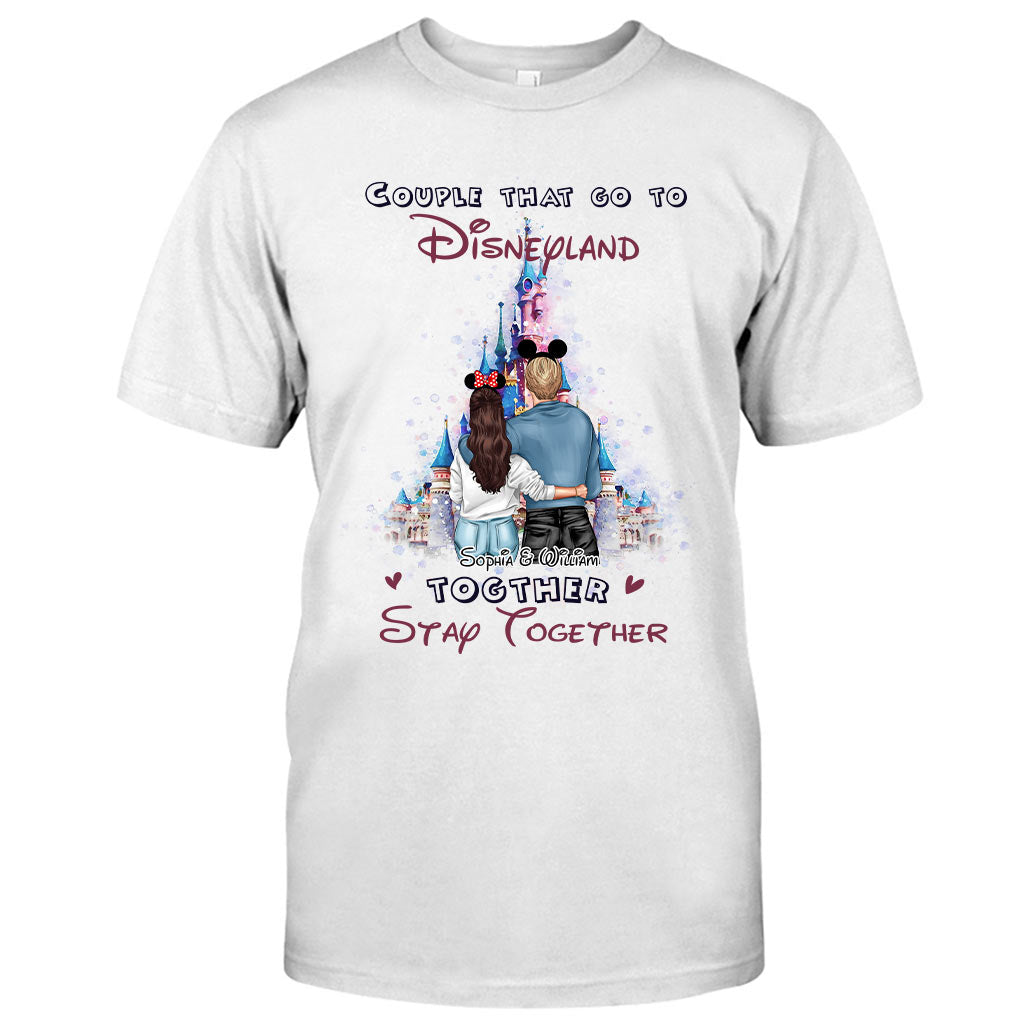 Couple That Go To Magical Land Together - Personalized Couple Mouse T-shirt and Hoodie