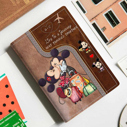 Life Is A Journey - Personalized Couple Travelling Passport Holder