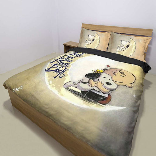 I Love You To The Moon And Back Bedding Set 0523