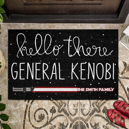 Hello There General - Personalized The Force Doormat
