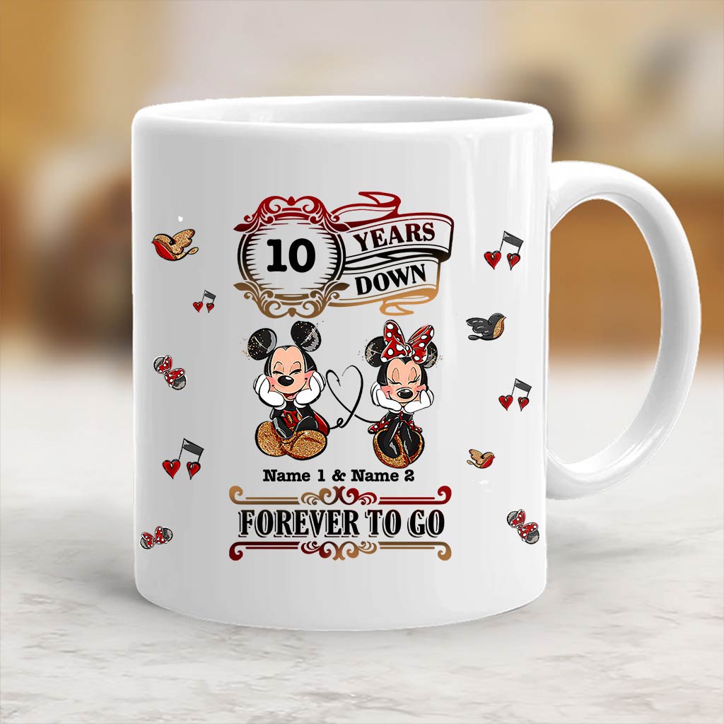 Forever To Go - Personalized Couple Mouse Mug