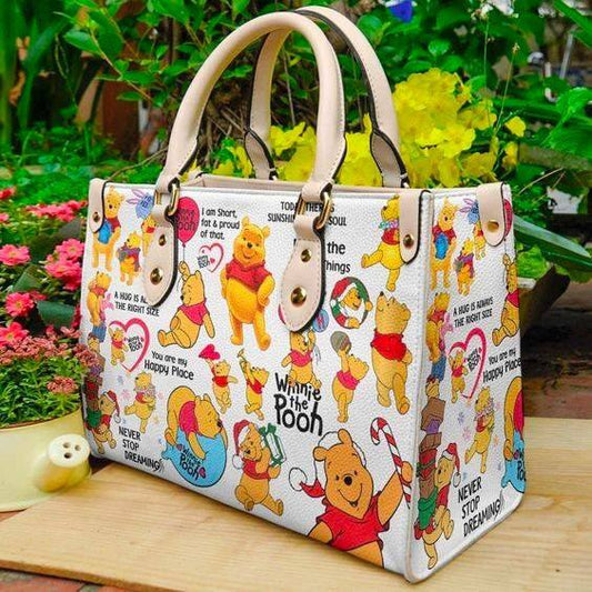 Bear Friend Mouse Leather Handbag 0523