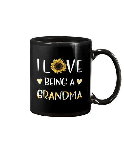 I Love Being A Grandma Sunflower - Grandma Mug 0921