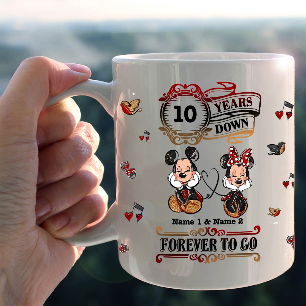 Forever To Go - Personalized Couple Mouse Mug