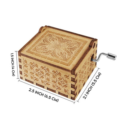 All Of Me Loves - Personalized Mouse Hand Crank Music Box