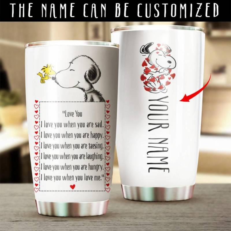 Love You When Personalized Tumbler 0523