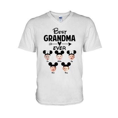 Best Grandma Ever - Personalized Mouse T-shirt and Hoodie