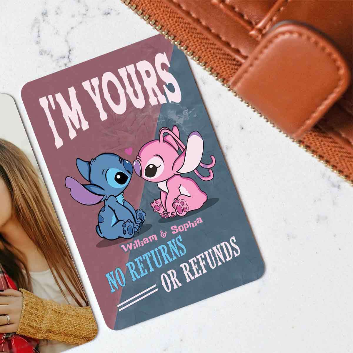 I'm Yours - Personalized Ohana Wallet Insert Card