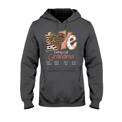 I Love Being Called Grandma - Personalized T-shirt and Hoodie