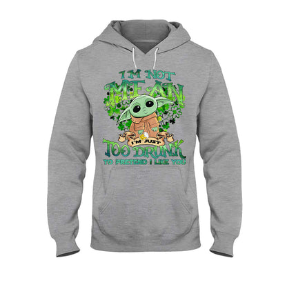 I'm Not Mean - St. Patrick's Day T-shirt and Hoodie