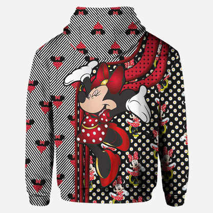 Daisy Mouse Ears - Personalized Hoodie And Leggings