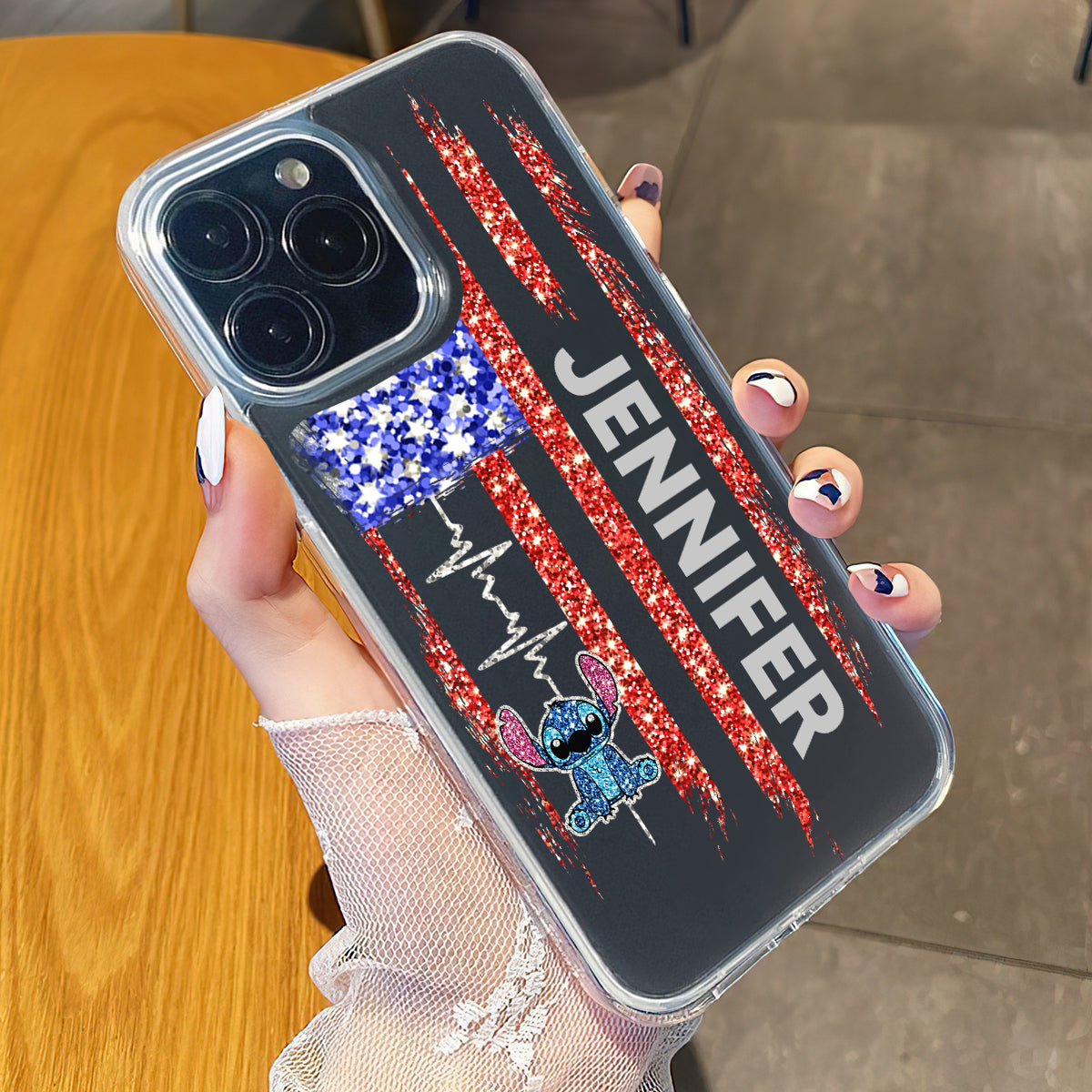 Ohana - Personalized Ohana Clear Phone Case