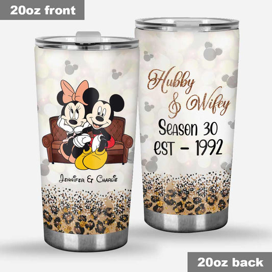 New Season - Personalized Couple Mouse Tumbler