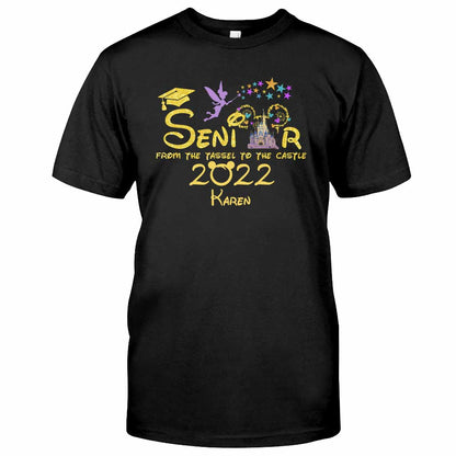 From The Tassel To The Castle - Personalized Graduation T-shirt and Hoodie