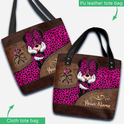 Dreamy Mouse Ears Stay With Me - Personalized Tote Bag