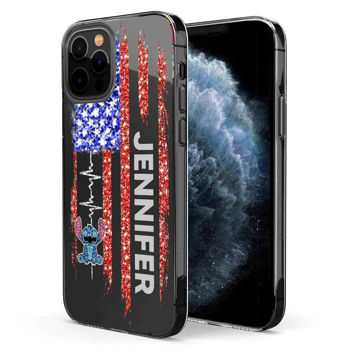 Ohana - Personalized Ohana Clear Phone Case