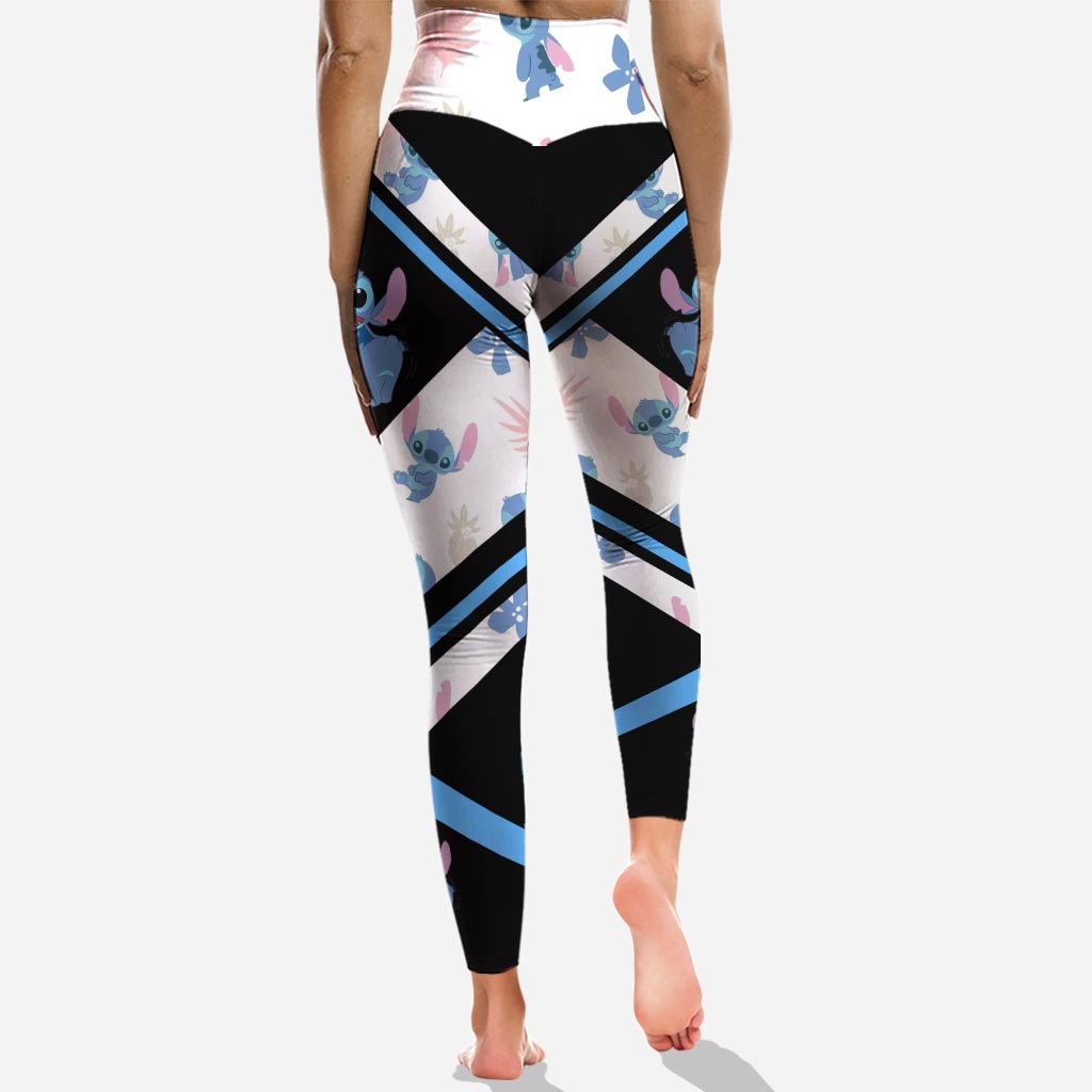 You Can Talk Behind My Back - Personalized Ohana Hoodie And Leggings