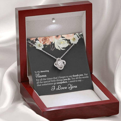 To My Grandma I Love You New Grandma Gift Gifts For Expectant Grandmother - Grandma Love Knot Necklace 0921