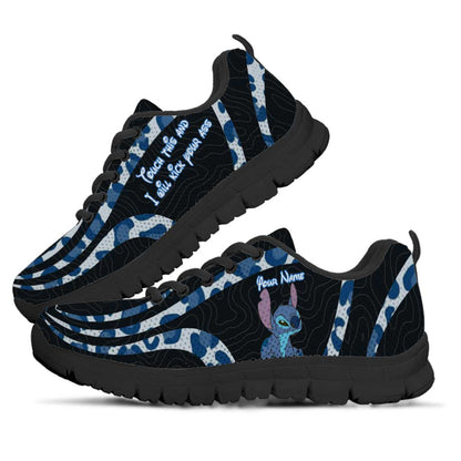Touch This And I Will Kick Your Ass - Personalized Ohana Sneakers