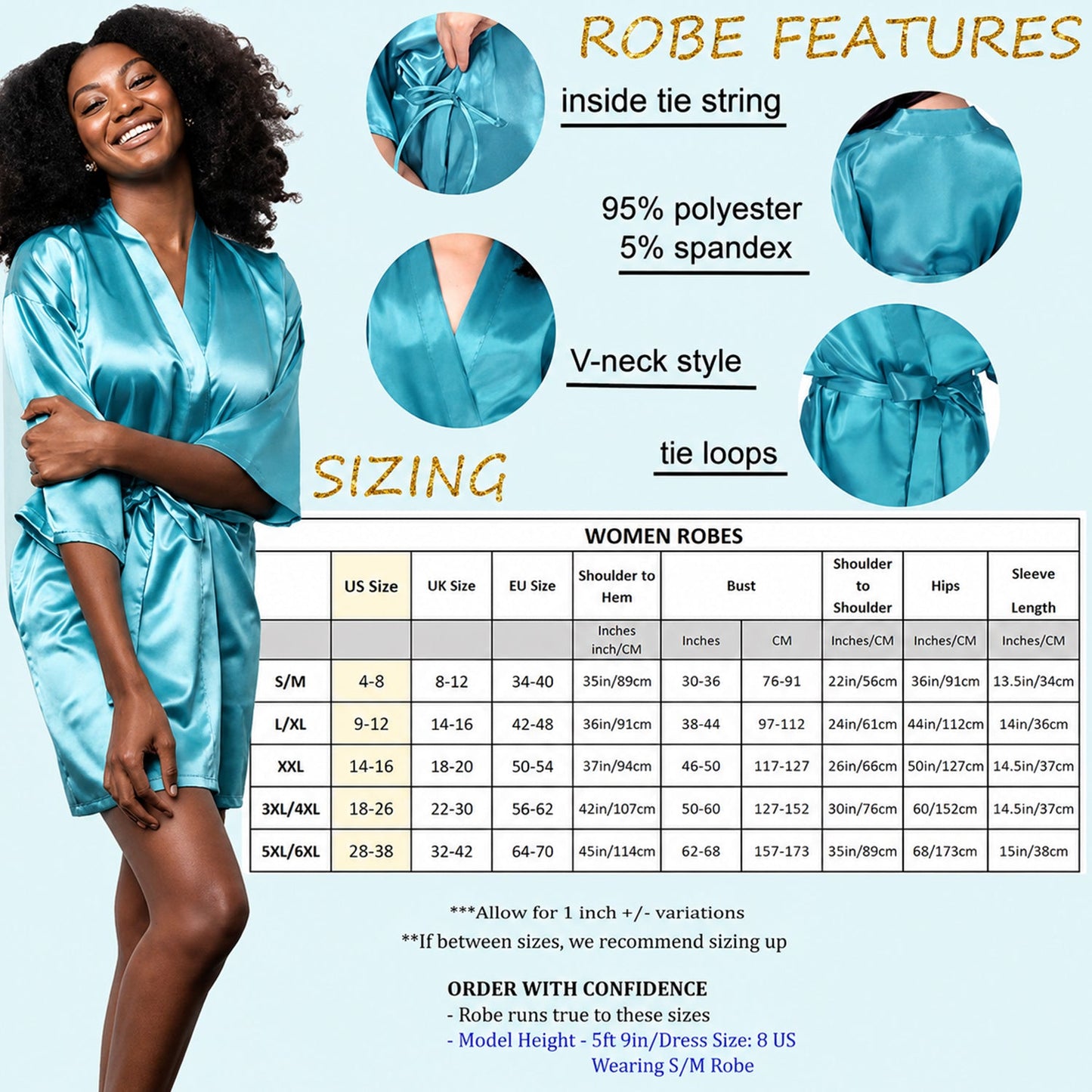 Sweet Dreams - Personalized Sweet Dreams Satin Robe
