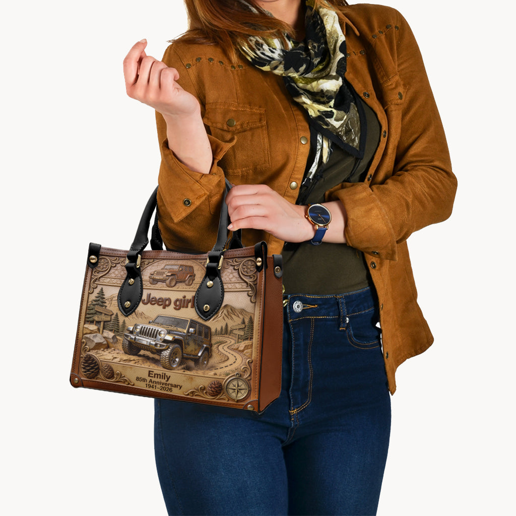 85th Anniversary - Personalized Car Leather Handbag