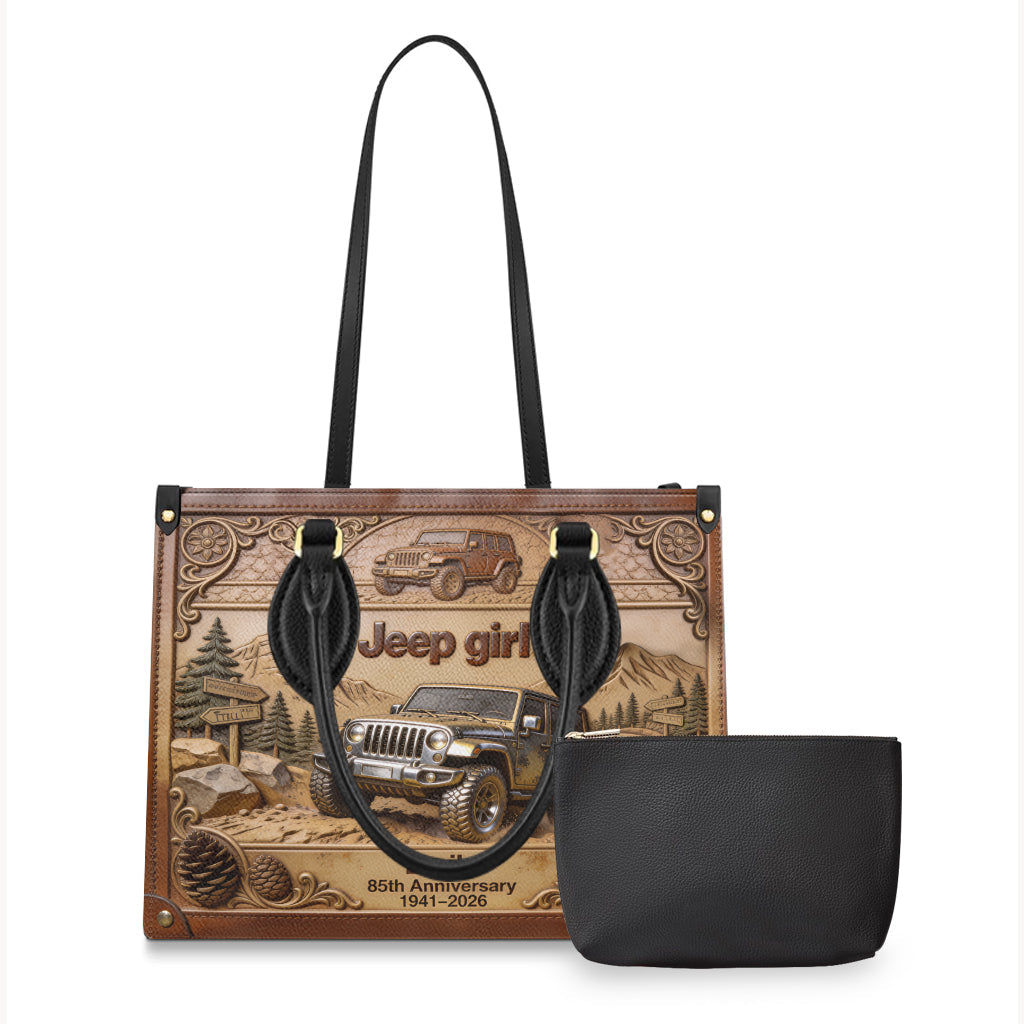 85th Anniversary - Personalized Car Leather Handbag