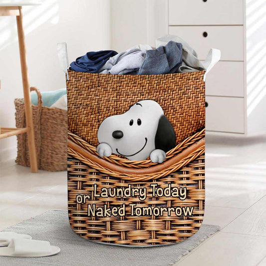 Laundry Today - Storage Basket With 3D Pattern Print