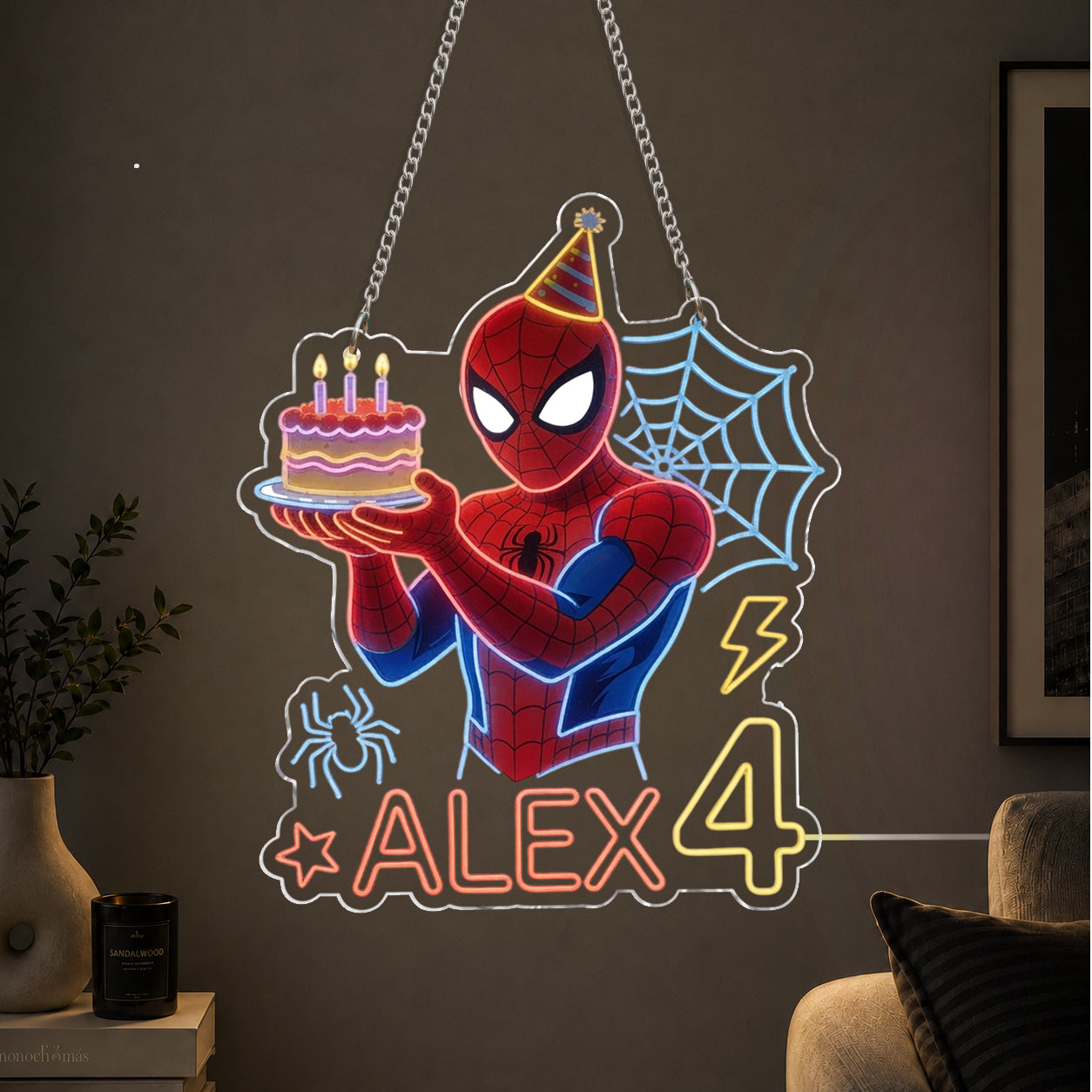Happy Birthday - Personalized Birthday Neon LED Light Sign