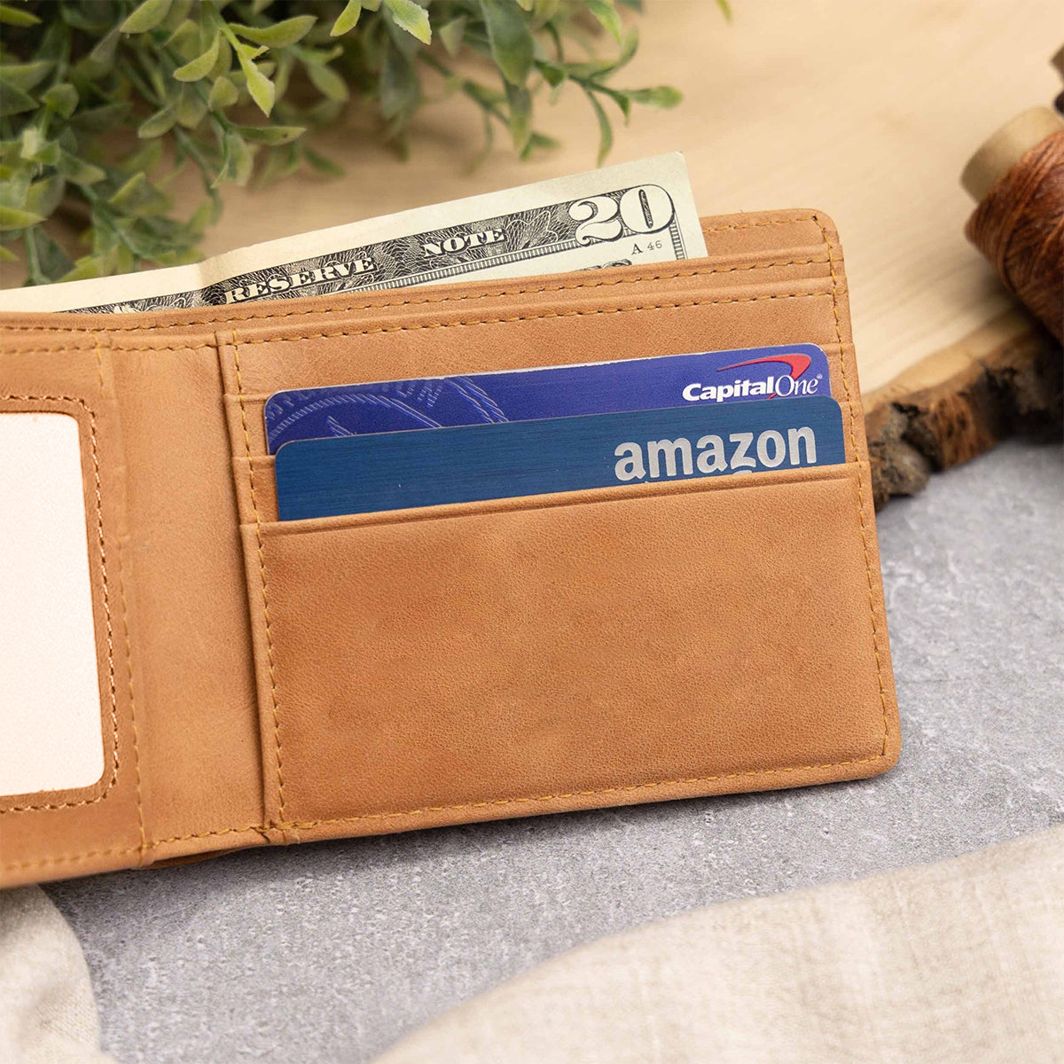 250th Anniversary - Personalized Veteran Leather Wallet