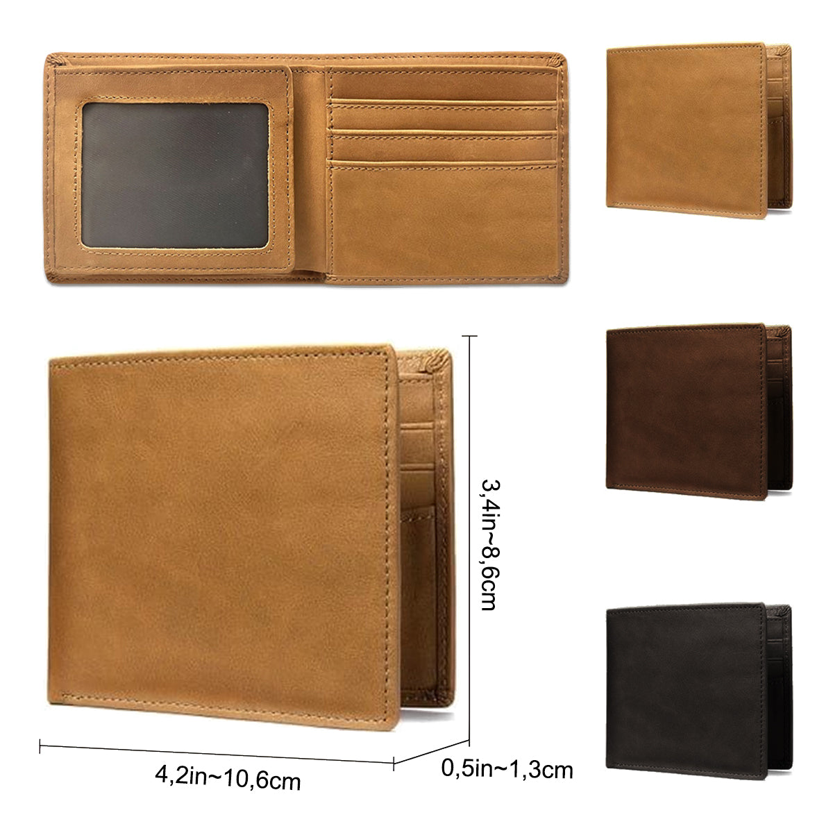 250th Anniversary - Personalized Veteran Leather Wallet