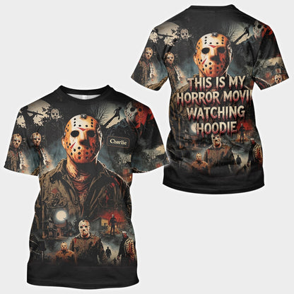 Horror Character Costume - Personalized Horror Character Full Face Zipper Hoodie